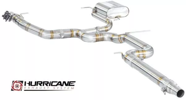 Hurricane Exhaust 3.5" ECE Klappenanlage für Seat Leon Cupra ST 300 FWD 5F V2 Doppelauspuffoptik